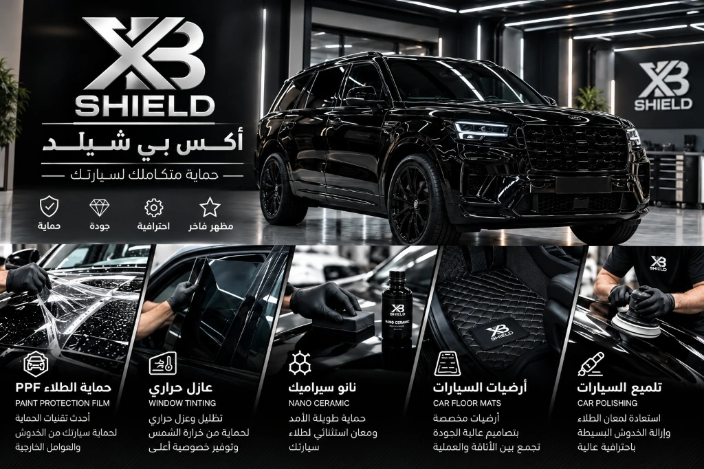 حماية كاملة PPF معالج ذاتياً لسيارة دفع رباعي فاخرة